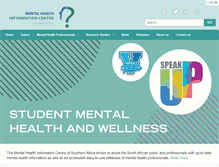 Tablet Screenshot of mentalhealthsa.org.za